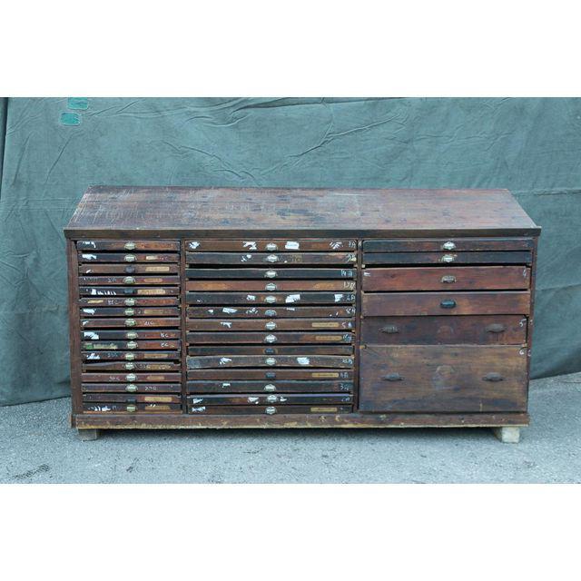 Vintage French Printer's Chairish