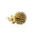 Vintage 18k Yellow Gold Porcupine Brooch With Ruby Eyes For Sale - Image 4 of 5
