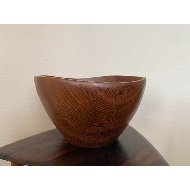 Mid-Century Modernist Teak Bowl, Denmark, 1950s For Sale - Image 9 of 10