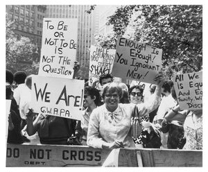 'Women's Liberation Movement Protest' Unframed Archival Pigment Print
