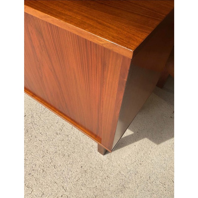 Mid-Century Danish Teak Tambour Sideboard from Danflex Systems, 1970s For Sale - Image 11 of 14