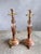 Silver Vintage Two Tone Candlesticks-Silver Plate-Copper-Brass-Pair-Metal-Taper Holders For Sale - Image 8 of 11