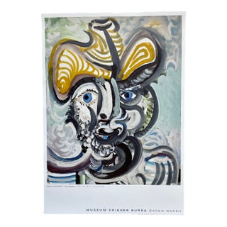Pablo Picasso (1881-1973), Tête D'homme, 1972, Copyright Privatsammlung/Vg Bild-Kunst, Bonn 2005, Printed in Germany For Sale