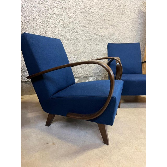 Set of H-410 Chairs by Jindřich Halabala for Up Závody For Sale - Image 6 of 7