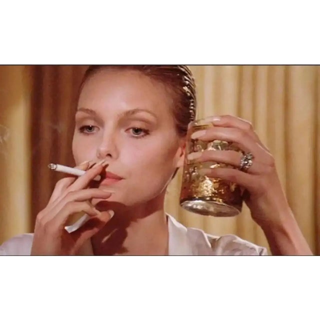 Vintage Set of Old Fashioned Valencia by Culver With 22-Karat Gold For Sale In Palm Springs - Image 6 of 13