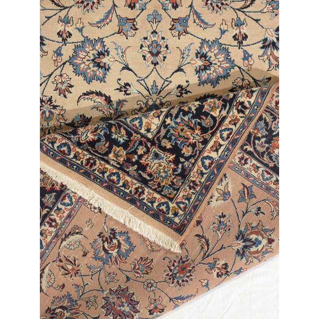 Antique Persian Mashad Rug 6'5" X 9'4" For Sale - Image 4 of 4