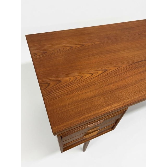 Danish Teak Executive Floating-Top Desk, 1960s For Sale - Image 13 of 17
