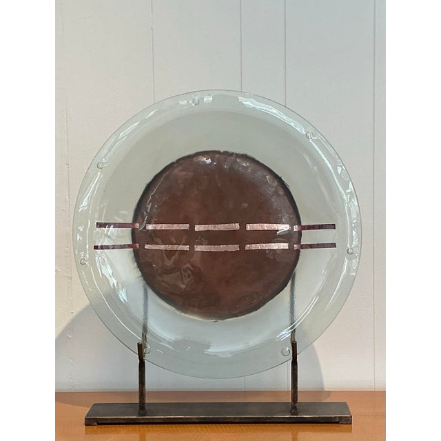 Vintage Mexican Glass Sculpture For Sale - Image 11 of 12