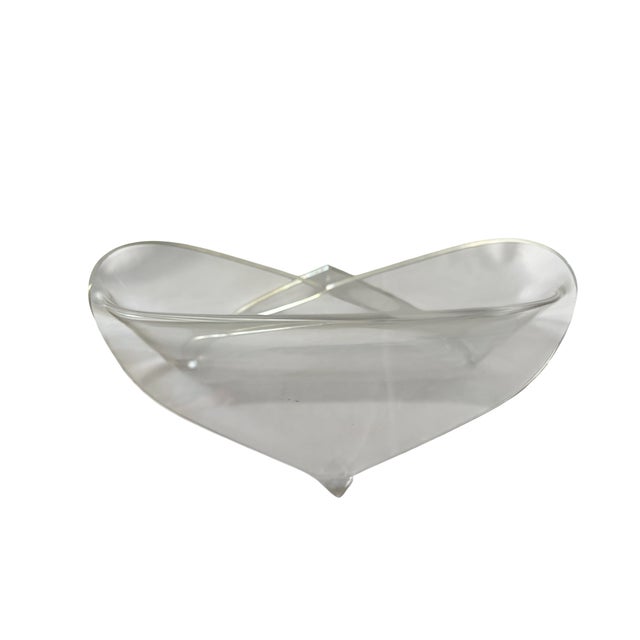 1970s Vintage Sculptural Lucite Envelope Catchall Letter Organizer Desk Caddy For Sale - Image 5 of 10