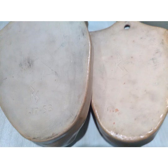 Vintage 1950's Hand Made Wall Hanging A Pair Chairish