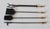 Pilgrim Vintage Mid-Century Brass Black Iron Fireplace Tool Set With Stand- 5 Pieces For Sale In Miami - Image 6 of 12