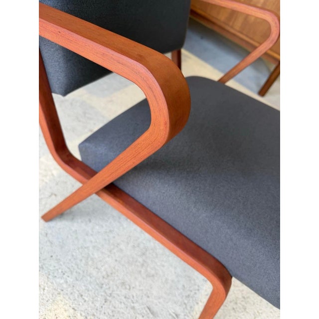 1950s Bauhaus Easy Chair by Selman Selmanagic for VEB Deutsche Werkstätten Hellerau, 1957 For Sale - Image 5 of 18