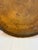 Large Vintage Engraved Brass Tray With Botanical Decoration and Scalloped Rim For Sale - Image 12 of 13