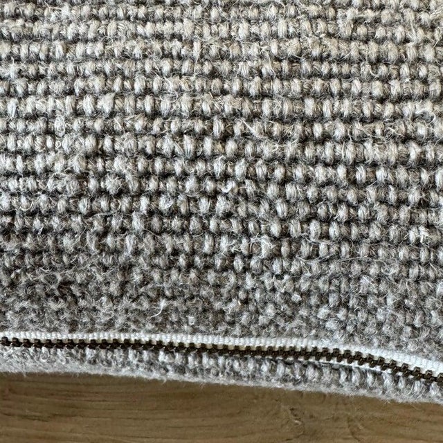 Not Yet Made - Made To Order Heavy Weight Woven Belgian Linen Pillow With Down Insert For Sale - Image 5 of 5