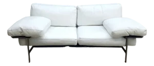 Leather 2-Seater Sofa by Antonio Citterio for B&b Italia / C&b Italia