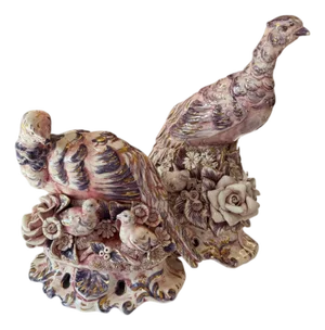 Freeman Leidy Pair of Pheasant Figurines