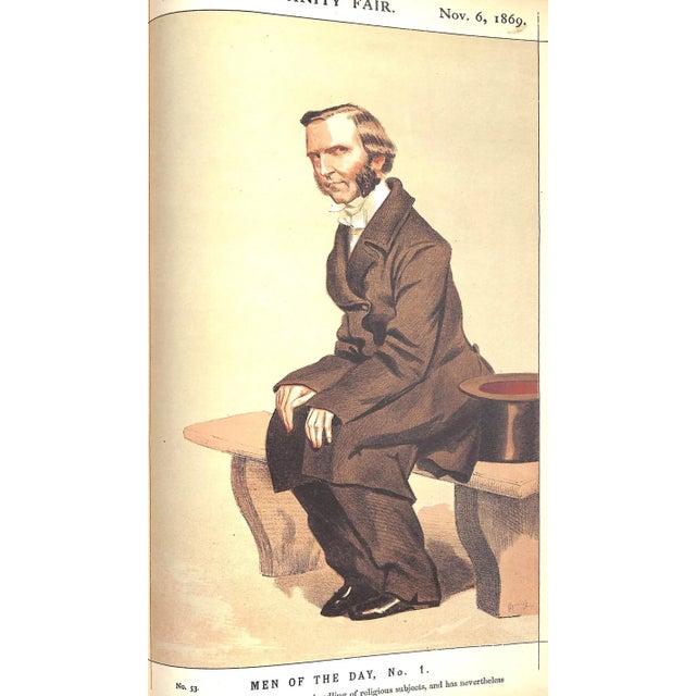 1869 "Vanity Fair" Office Vol. I. Fifth Edition A Show of Sovereigns on Statesman, Judges and Men of the Day 14 1/2" x 9 3/4"