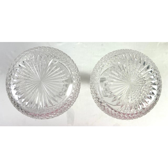 Late 19th Century ABP-diamond Cut, Faceted, Decanters – A Pair For Sale - Image 9 of 11