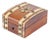 Antique Victorian Rosewood & Bone Pique Top Box, C. 1870 For Sale