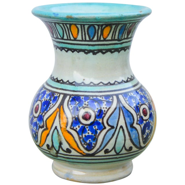 Antique Andalusian Ceramic Vase For Sale In New York - Image 6 of 10