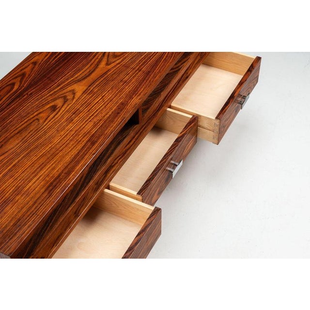 Brown Mid-Century Modern Floating Media Console in Rosewood, Denmark, 1960s For Sale - Image 8 of 12