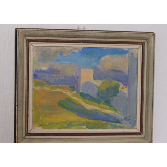 A. Nyblom, Summer Landscape, 1939, Oil on Canvas, Framed For Sale - Image 10 of 13