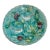 French Antique Majolica Art Nouveau Bird Plate by Onnaing c.1890 For Sale