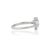 Silver Four Stone Marquise Cut Moissanite Butterfly Cocktail Ring in 925 Silver Size 6 For Sale - Image 8 of 15