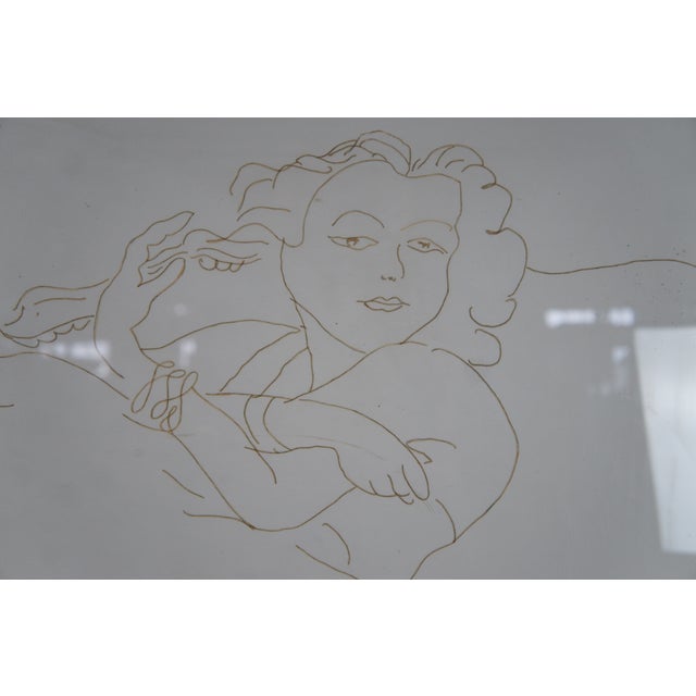 1940s 1941 Themes Et Variations F-4 Henri Matisse Lithograph on Paper Female Portrait For Sale - Image 5 of 12