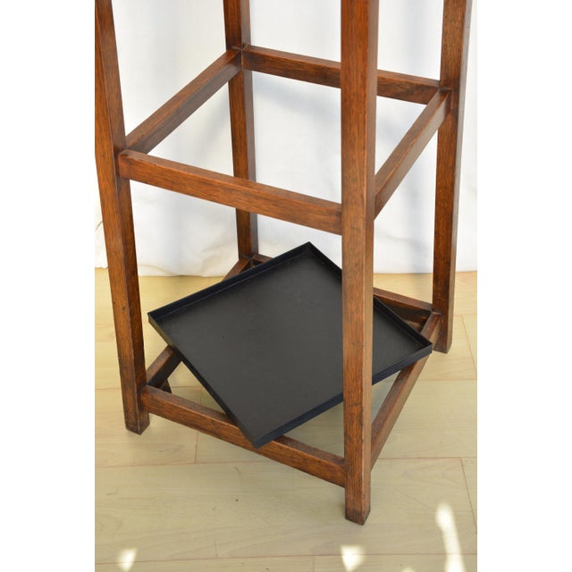 Antique English Arts and Crafts Hall Stand Coat Stand Rack, 1900 For Sale - Image 17 of 18