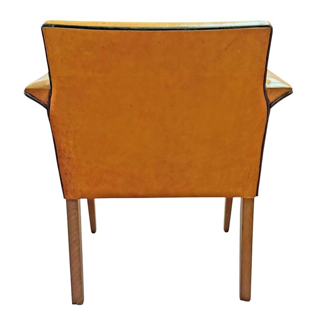 Set of Four Leather Dining Chairs by Bart Van Bekhoven For Sale - Image 9 of 18