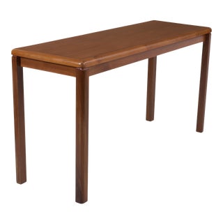 Danish Teak Console Sofa Table Vejle Stole & Mobelfabrik Denmark 1970s For Sale