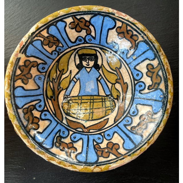 15th Century & Earlier Two Islamic Nishapur Glazed Pottery Bowls For Sale - Image 5 of 16