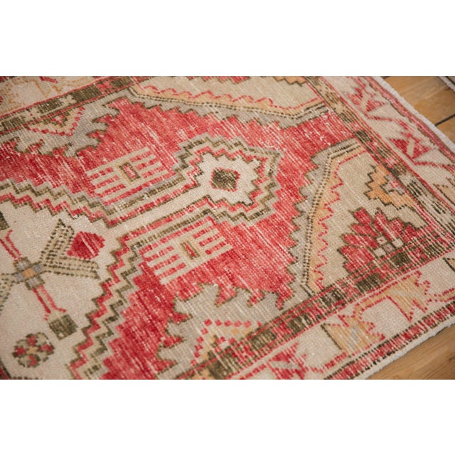Vintage Distressed Oushak Rug Runner - 2'9" x 5'6" For Sale - Image 9 of 9