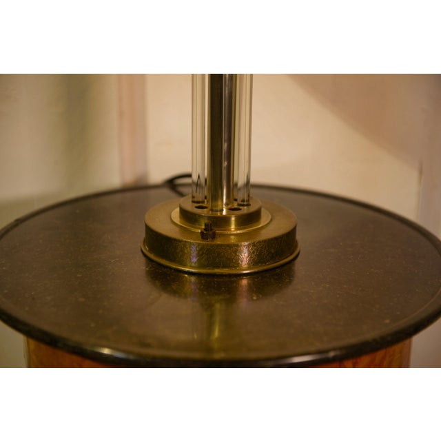 Metal Art Deco Table Lamp, 1940s For Sale - Image 7 of 10