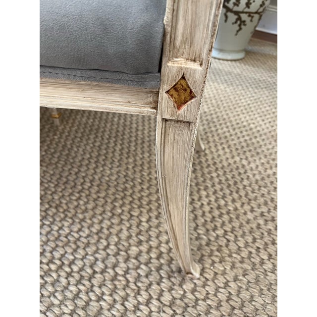 Late 20th Century Set of 8 Louis XVI Style Dining Chairs For Sale - Image 5 of 6