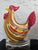 Contemporary Lenox Hand-Blown Multicolor Art Glass Rooster Figurine For Sale - Image 3 of 8