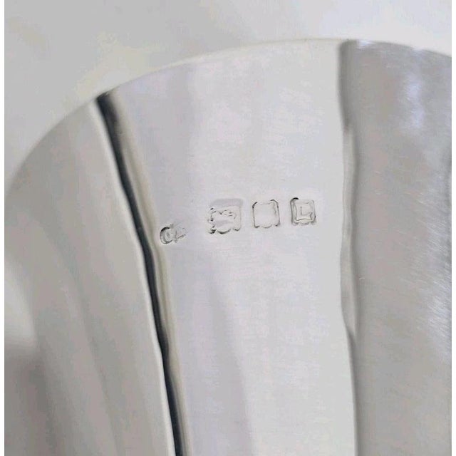 Antique George V Sterling Silver Bud Vase from Charles Edwards, London, 1918 For Sale - Image 11 of 18