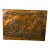 Handmade Embossed Copper or Brass Wall Art Plaque For Sale