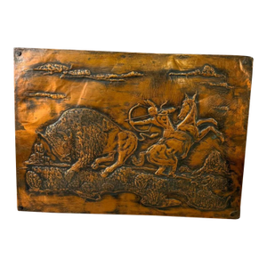Handmade Embossed Copper or Brass Wall Art Plaque