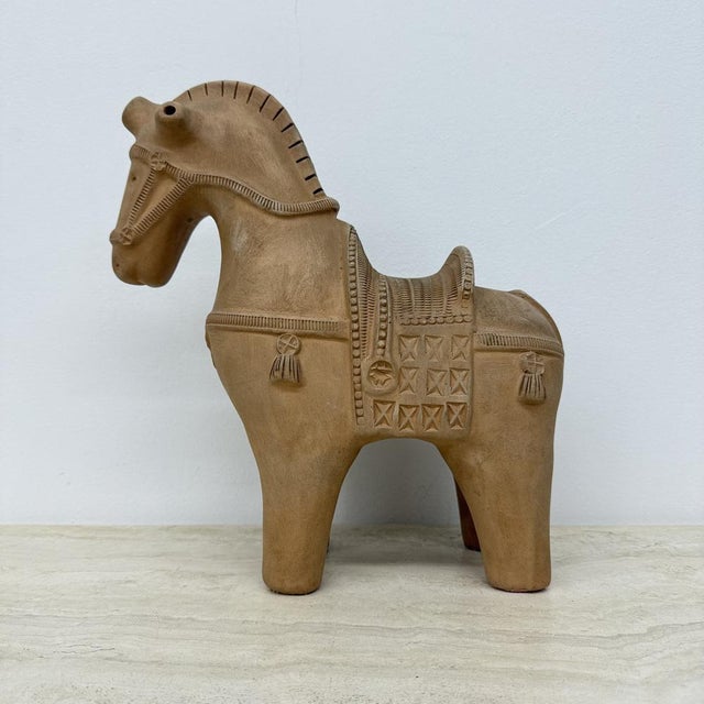 Mid-Century Modern Ceramic Horse Sculpture by Aldo Londi for Bitossi Fiorentino, 1960 For Sale - Image 3 of 18