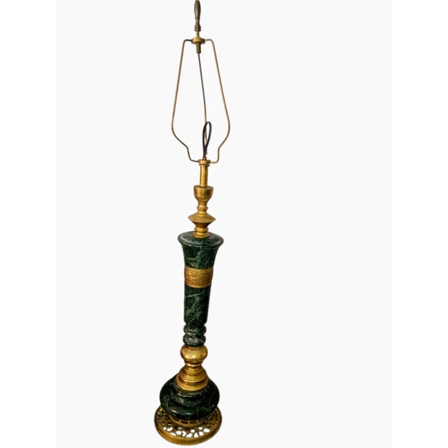 Mid-Century Modern Exquisite Mid-Century Modern James Mont Style Marble & Bronze Set For Sale - Image 3 of 9