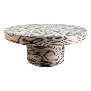 Vintage 1980s Postmodern Round Coffee Table Memphis Milano For Sale