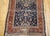 Antique Persian Farahan Sarouk Runner, Hand-Knotted Wool, All-Over Geometric Pattern, Navy & Rust, 4x10 For Sale - Image 12 of 16