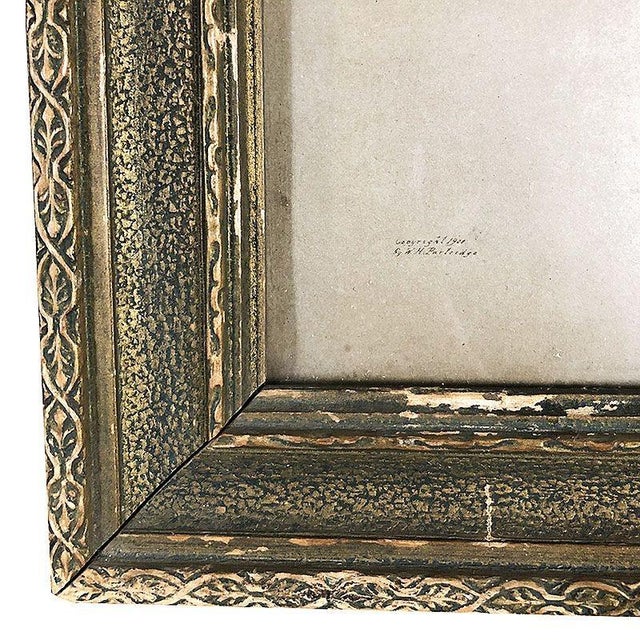 "Madonna Mother Child" Framed Lithograph Print by Wh Partridge, Circa 1900 For Sale - Image 4 of 4