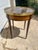 French 19th Century Louis XVI Mahogany Oval Bouillotte Marble Top Side Table For Sale - Image 4 of 10