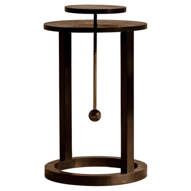 Square Drop Shelf Side Table by Nów For Sale