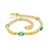 Natural Emerald Bracelet with 2.60 Cts Emerald & Yellow Sapphire 6.00 Cts 18k For Sale - Image 17 of 18