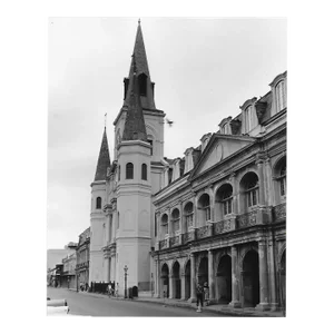 1965 Saint Louis Cathedral New Orleans Photograph by Don Ware