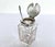 Late 1800s Victorian Silver and Cut Crystal Cruet Set With Carrier For Sale - Image 9 of 14
